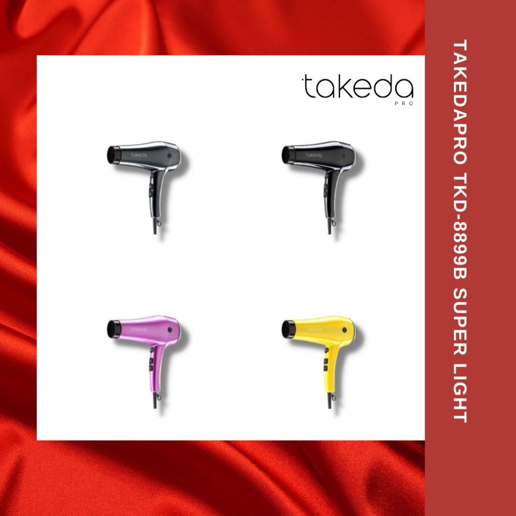 Hair Dryer Takeda Ruby Powerlite TKD-8899 550 Watt - Pengering Rambut - Hair Dryer Takeda