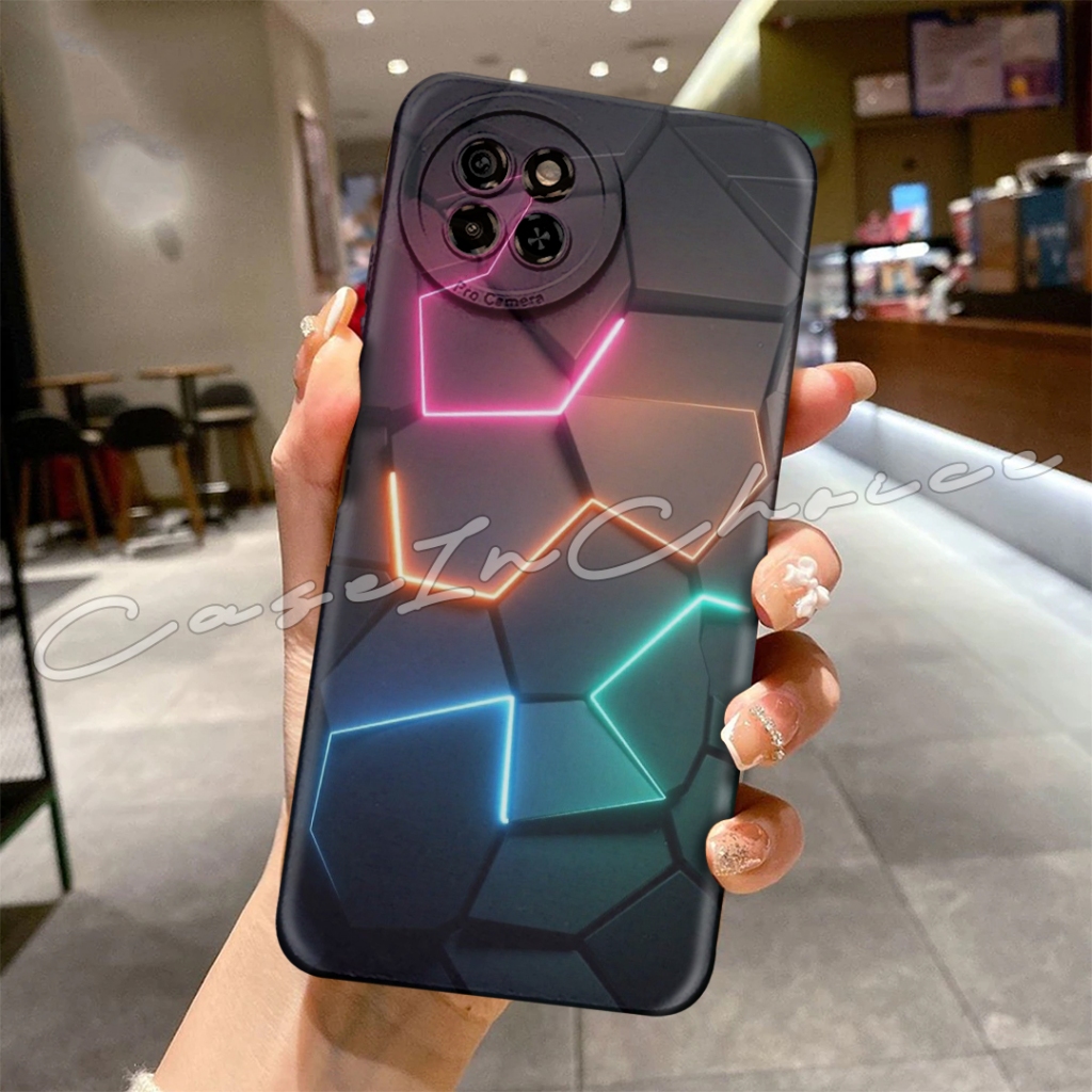 case hp itel s23 terbaru motif aesthetic abstrak game japan art black hitam putih streetwear hypebea