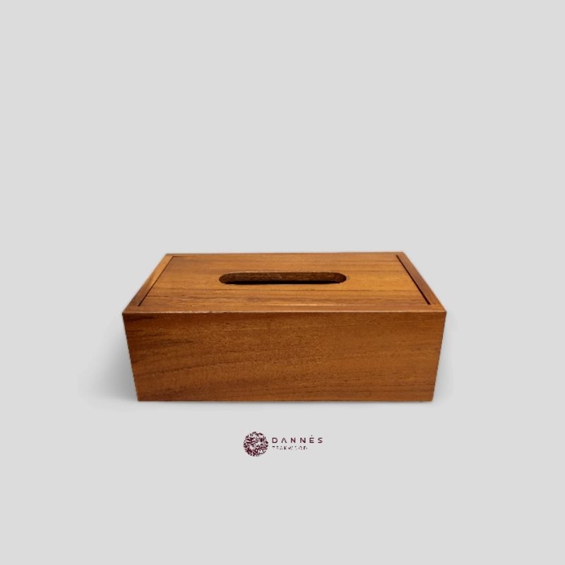 Kotak Tissue Panjang Kayu Jati | Tissue Box