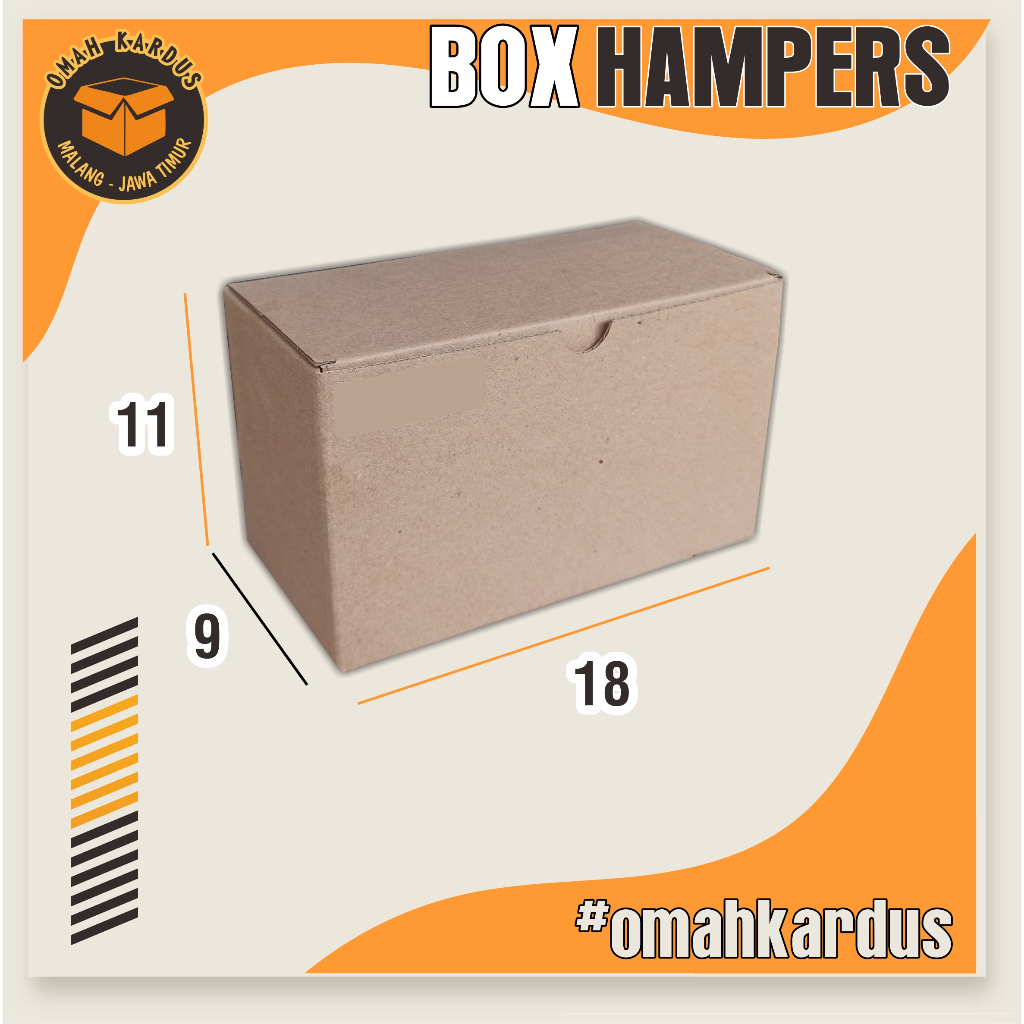 

Box Hampers 18x9x11 cm / kardus box polos / kardus diecut / box diecut / kardus hampers / box souvenir / boxgift / box aksesoris