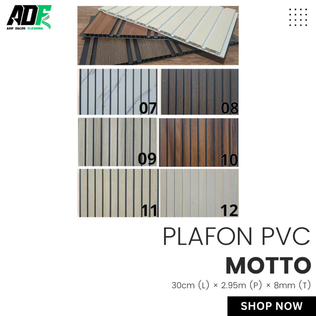 TERBAIK PLAFON PVC MOTTO DEKORASI ATAP RUMAH