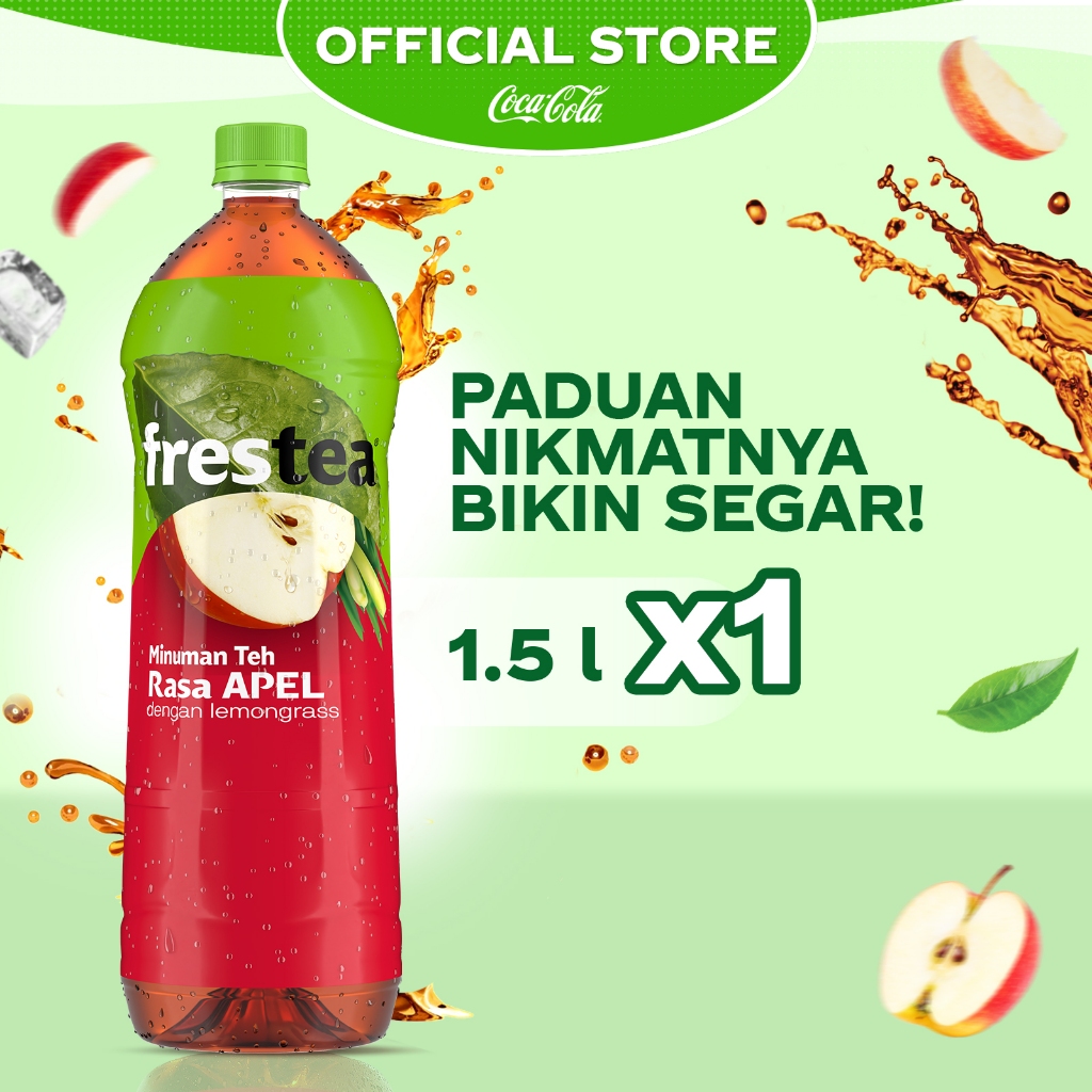 

Frestea Rasa Apel Minuman Teh - Botol 1.5L