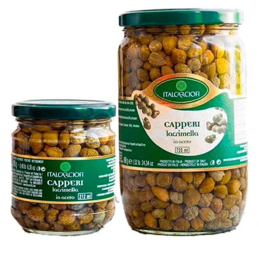

Italcarciofi Capers Baby Kapulaga Lacrimella in Vinegar 720ml