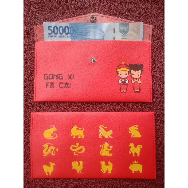 

dapat 48pcs angpao imlek besar gong xi fa cai