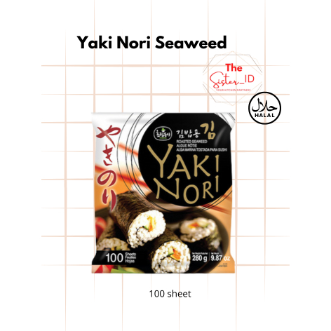 

Choripdong Yaki Nori | Yaki Nori Dried Seaweed | Rumput Laut Gimbab