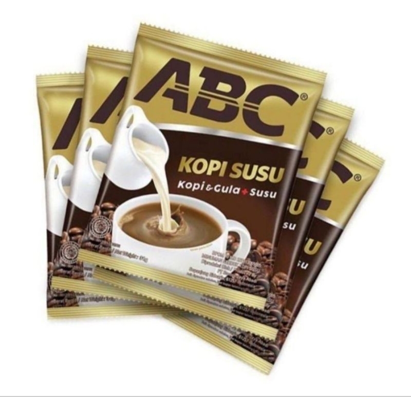 

KOPI ABC SUSU 1 RENCENG ISI 10 SACHET