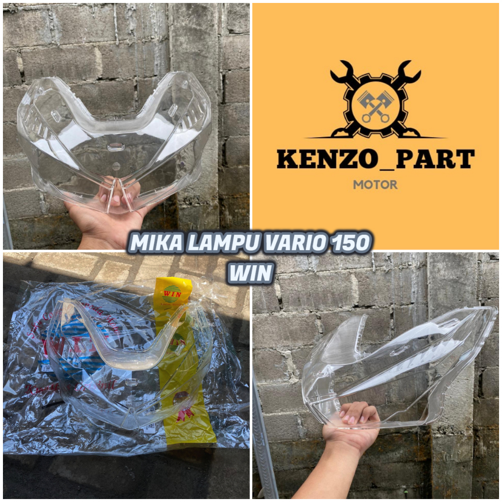 MIKA LAMPU VARIO 150 LAMA 2015-2017 WIN || MIKA LAMPU DEPAN VARIO 150 LAMA MERK WIN
