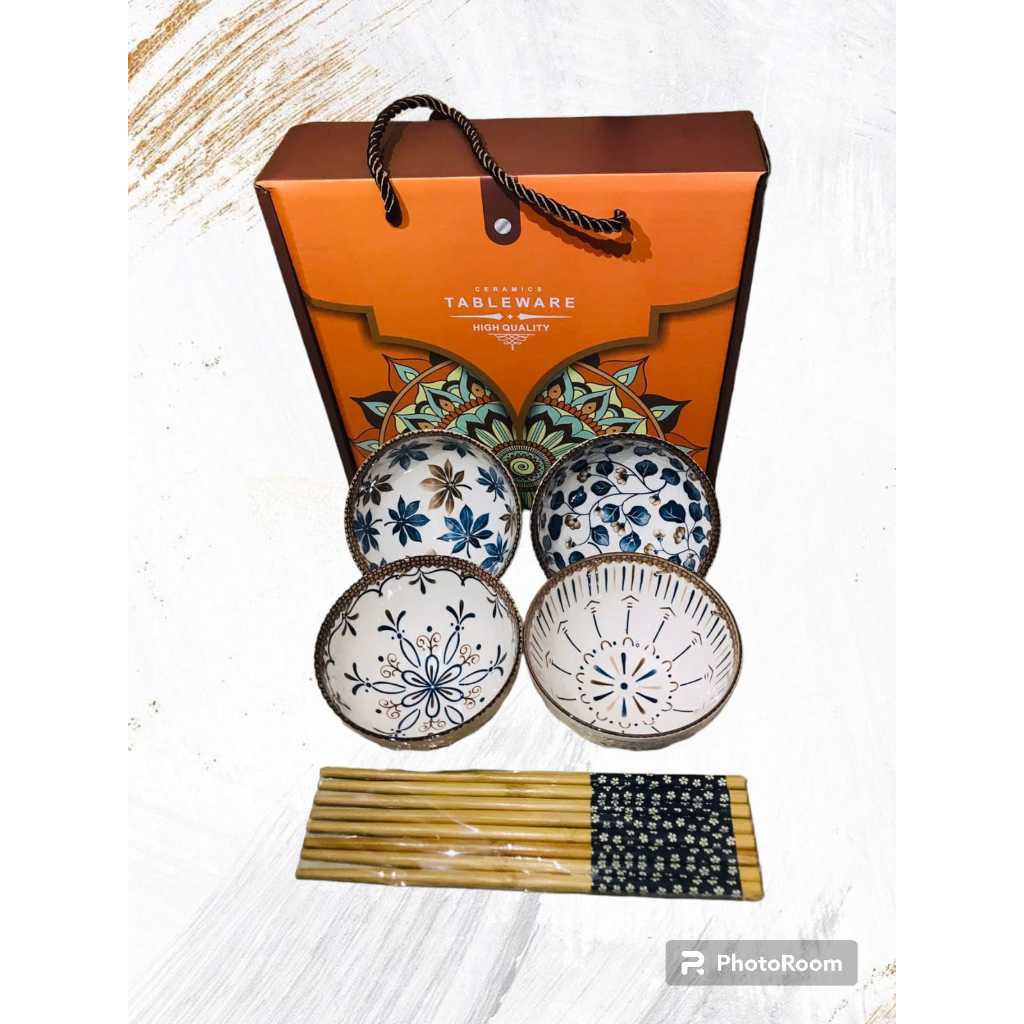 Hampers Imek Hampers Lebaran Mangkuk Jepang Souvenir Mangkuk set 4
