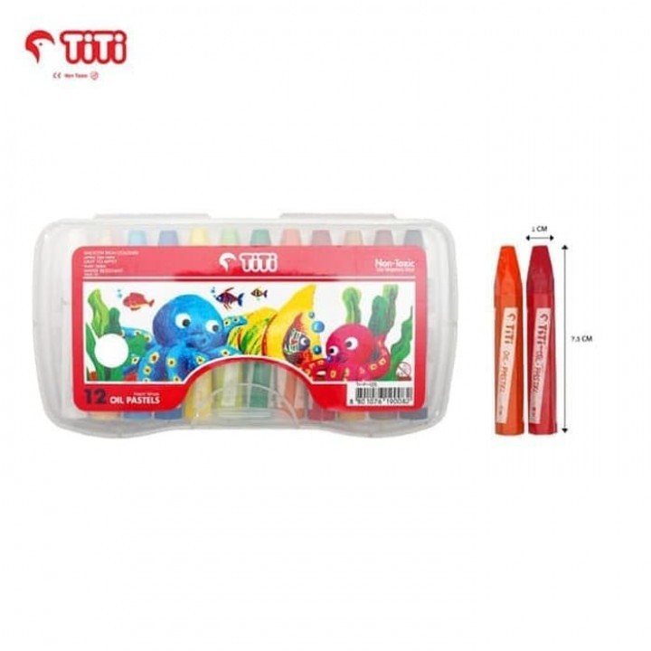 

TITI- Krayon 12 24 36 Warna Oil Pastel Set