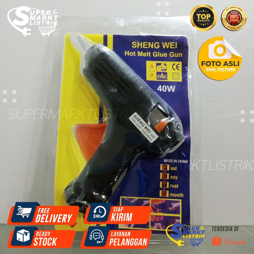 

Glue Gun Lem Pistol 40W Sheng Wei