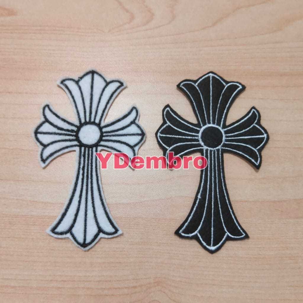 Patch/Emblem/Logo Bordir Chrome Hearts