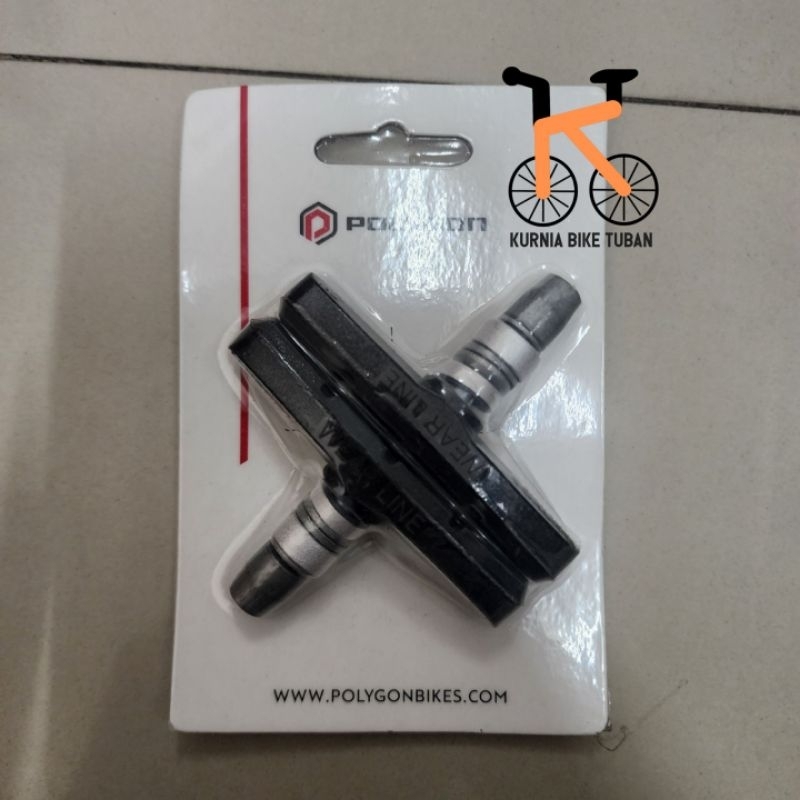 Kampas Rem Karet Sepeda POLYGON Rim Brake Shoe