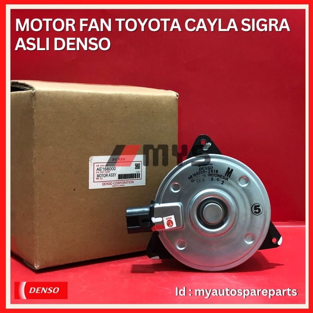 MOTOR FAN RADIATOR AC Mobil TOYOTA Cayla Sigra Calya ASLI DENSO