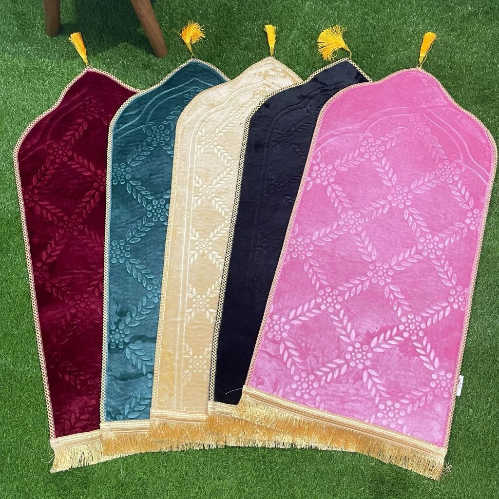 20 pcs Sajadah Kubah Polos Tebal empuk Busa serat Harga Grosir Ukuran Midi dan Mini