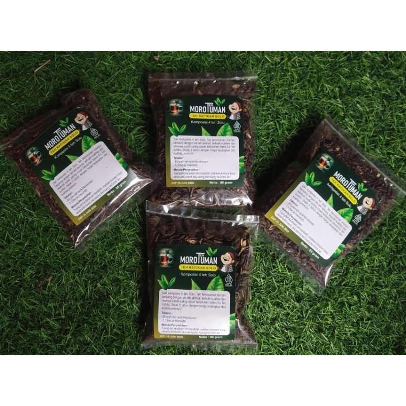 

PROMO | TEH RACIKAN KHAS SOLO | 4 bungkus TEH MOROTUMAN | WANGI,SEPET,KENTEL |