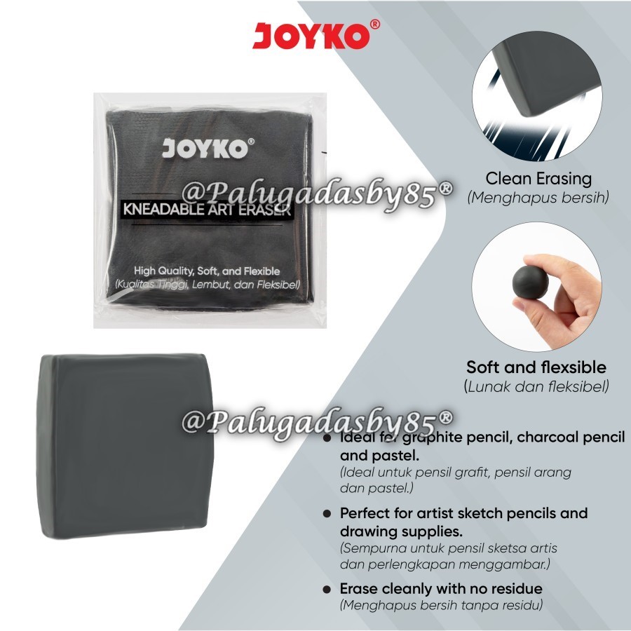 

(1 Biji) GROSIR Penghapus Joyko KER-138 Kneadable Art / Kneadable Art Eraser Joyko KER-138 KER 138