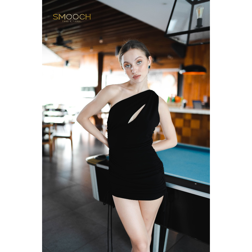 Smooch The Label Thea Black Mini Dress