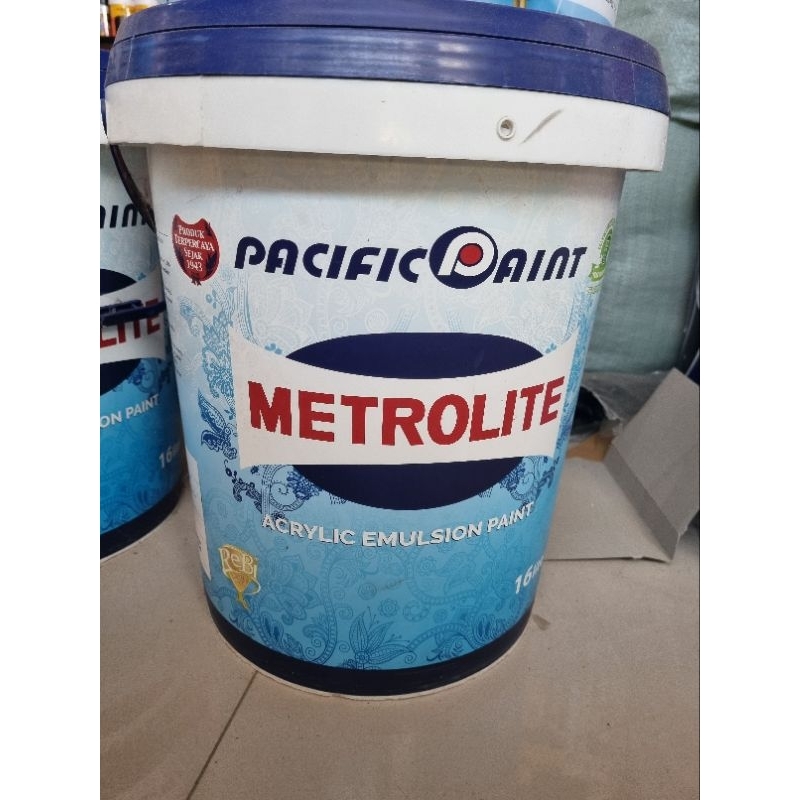 Cat tembok metrolite 16 Liter putih