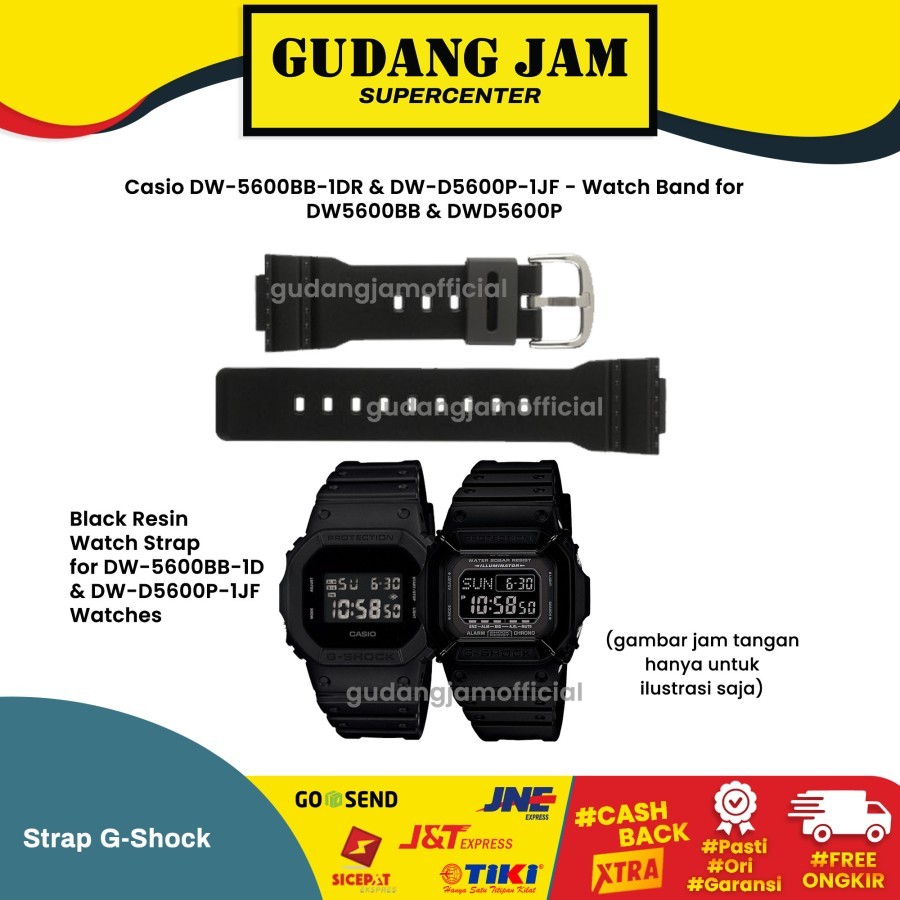 Tali Strap G-Shock DW-5600BB-1 DW-5600P DW-5600 DW5600 Original