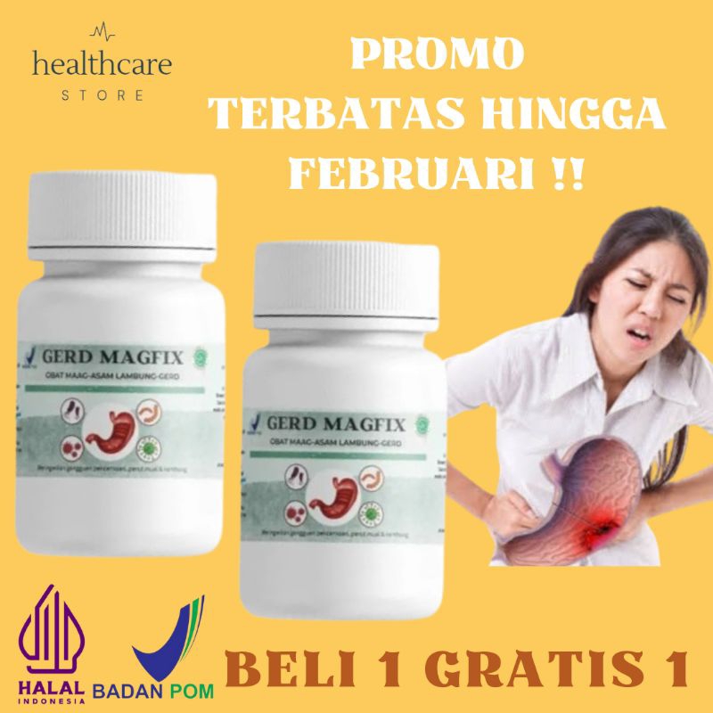 [BUY 1 GET 1] Obat Maag Kronis Obat Asam Lambung Gerd Magfix Obat Infeksi Lambung Obat Maag Paling A