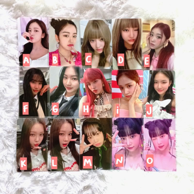 Photocard Girlgroup Stayc Le sserafim Aespa Ive Yujin Eunchae Isa Winter LD sg23 POB