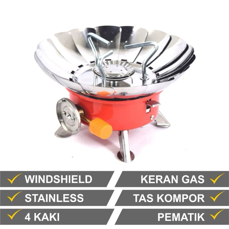 Kompor bunga, kompor camping kembang, kompor portable