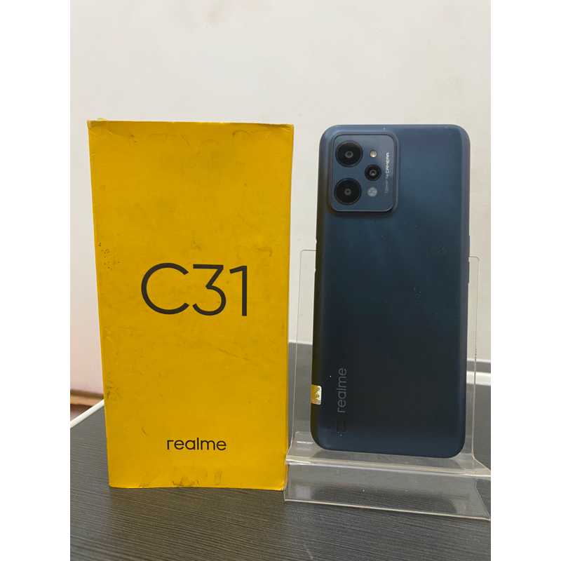REALME C31 4/64 HP BEKAS BERGARANSI FULLSET