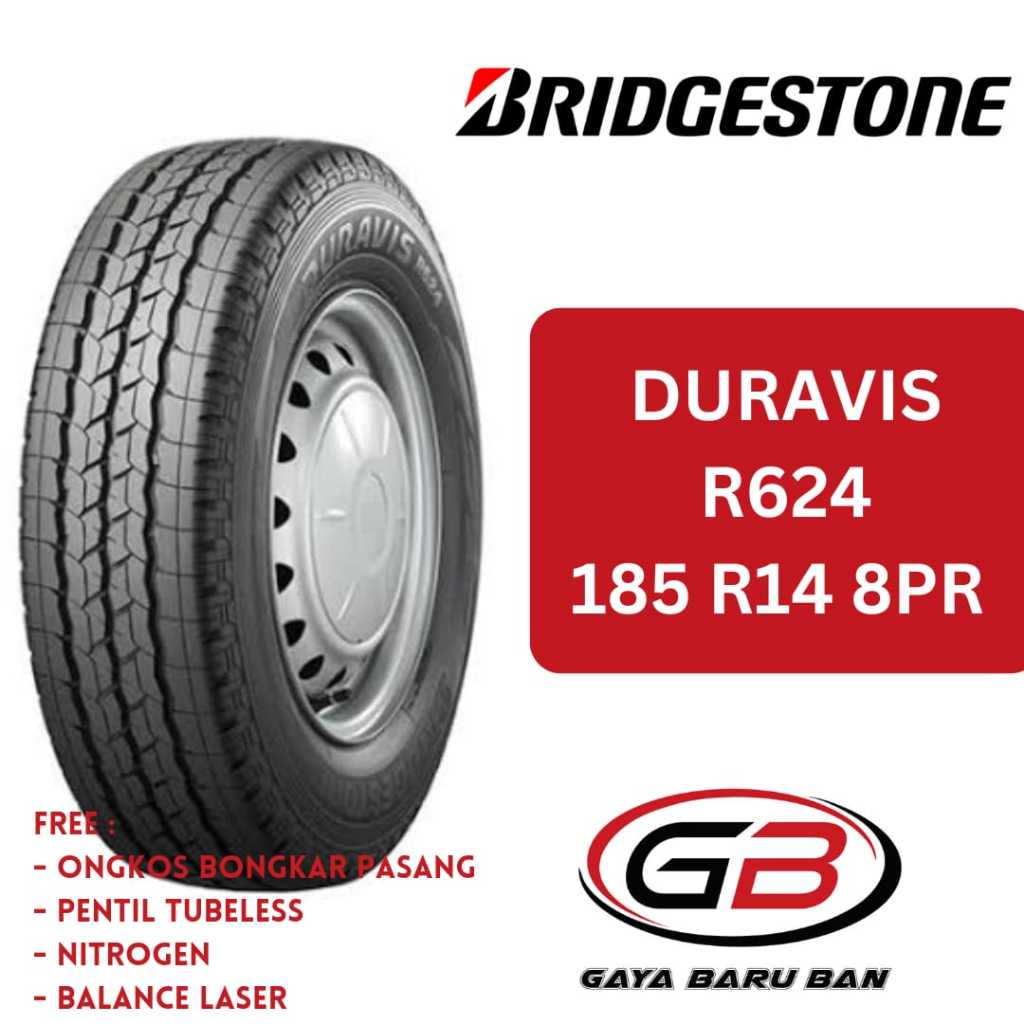 Ban Mobil Bridgestone Duravis R624 185R14 8PR