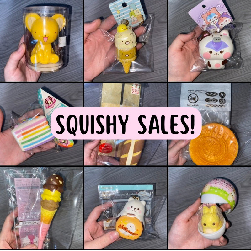 ( RESTOCK ) squishy sales ( ibloom, nic, poli, dll )