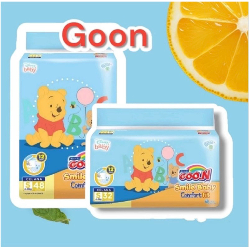 GOON COMFORTFIT UKURAN S/ POPOK BAYI BARU LAHIR POPOK CELANA SEKALI PAKAI