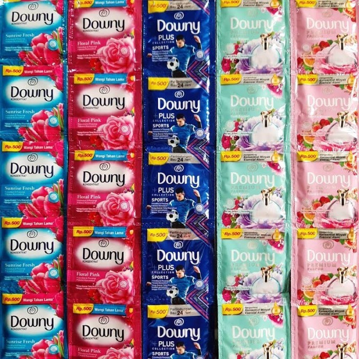 	 DOWNY 500 Pewangi dan Pelembut Pakaian Konsentrat / 1 Renceng isi 12 Pcs 10 ML	