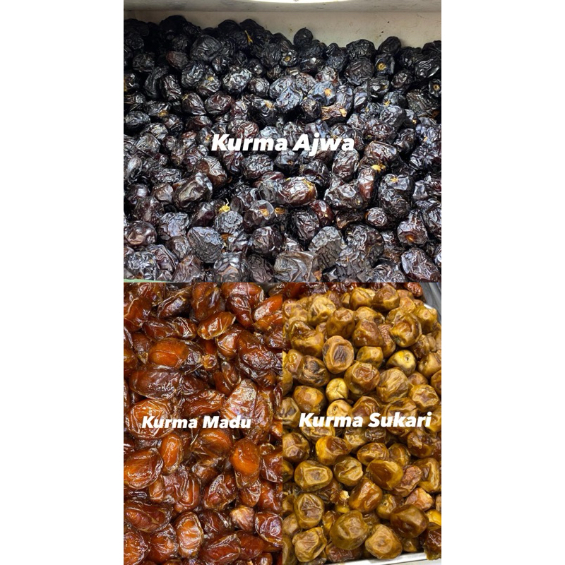 

KURMA AJWA / SUKARI / MADU