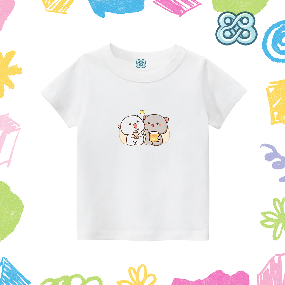 Kaos Anak Unisex Gambar Chips Sablon Distro 30s