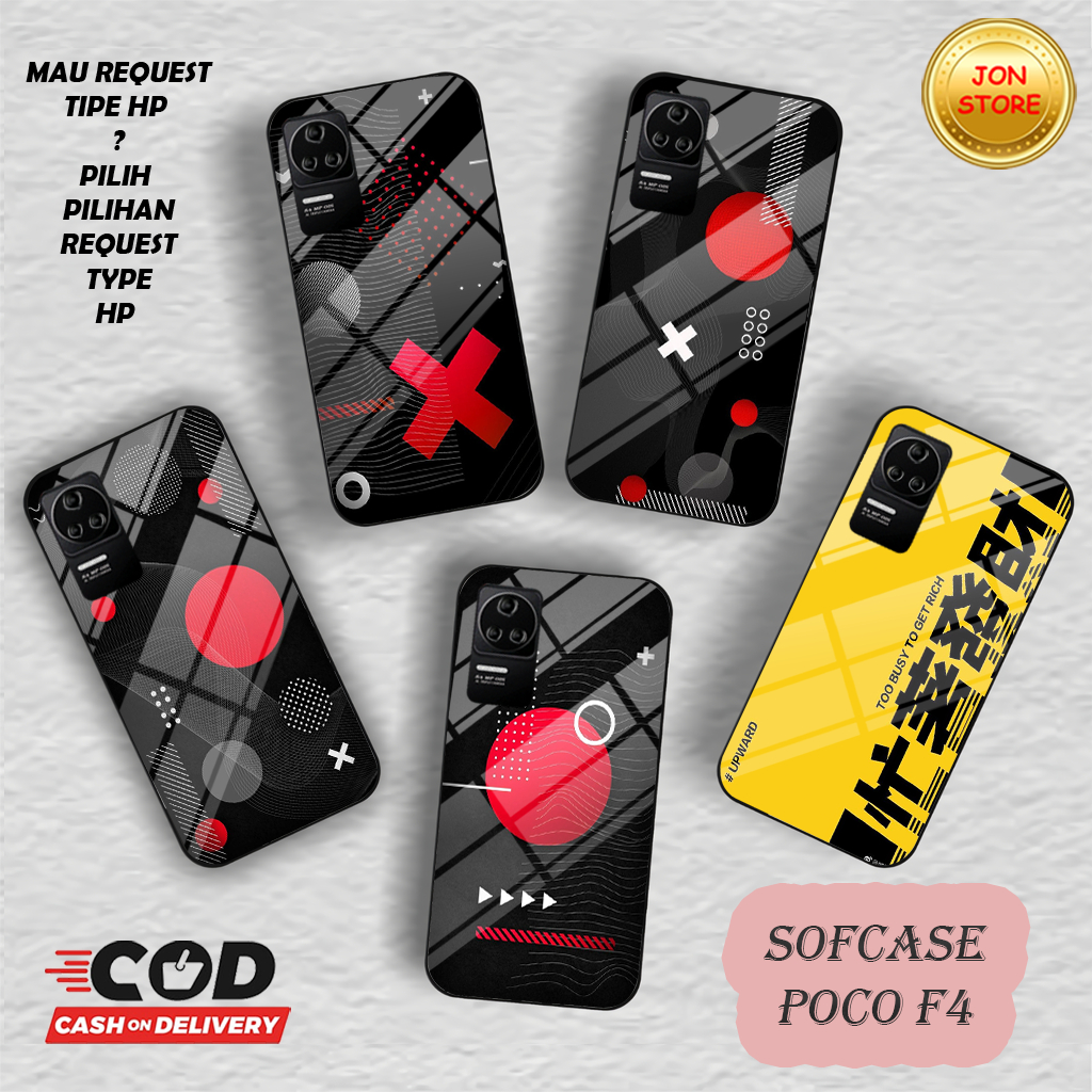(QR 1) Sofcase Glossy -Case-Silikon CASING XIAOMI POCO F4 OPPO RENO 8T 4G 5G OPPO A57 2022 A77S OPO 