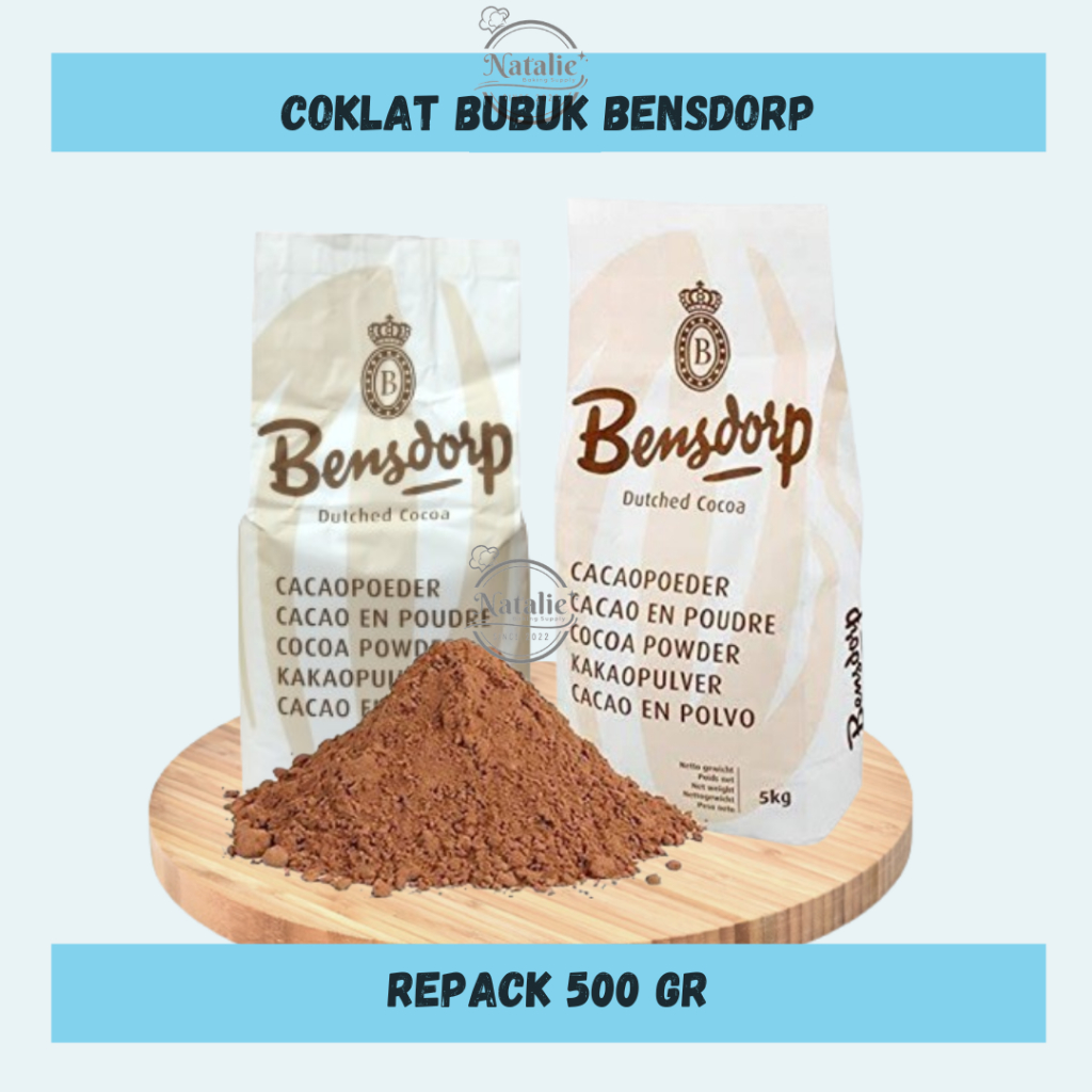 

Coklat Bubuk Bensdorp 500gr Cocoa Powder - BENSDORP DUTCH COCOA POWDER