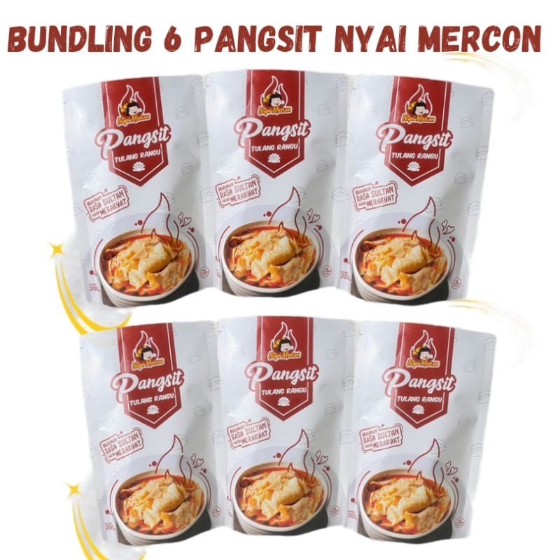 

NYAI MERCON BUNDLING PANGSIT TULANG RANGU 6 PACK