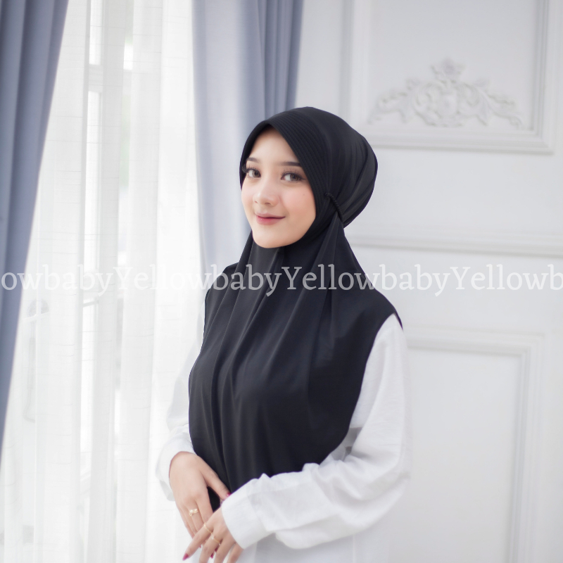 Hijab Bergo Diandra / Jilbab Bergo Instan Dewasa / Kerudung Jersey Premium / Jilbab Bergo Tali dewas