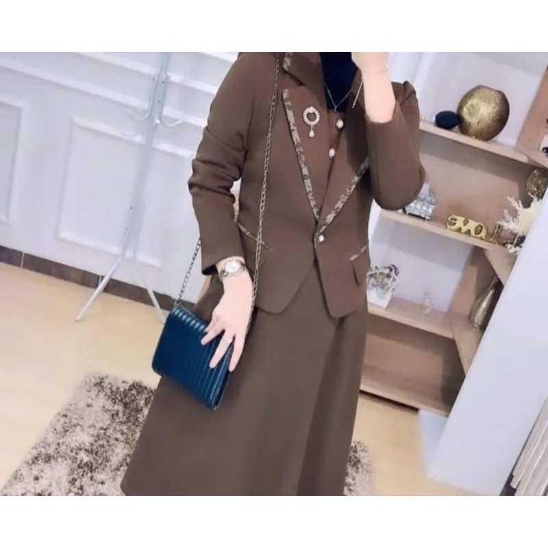 set dress blazer premium import