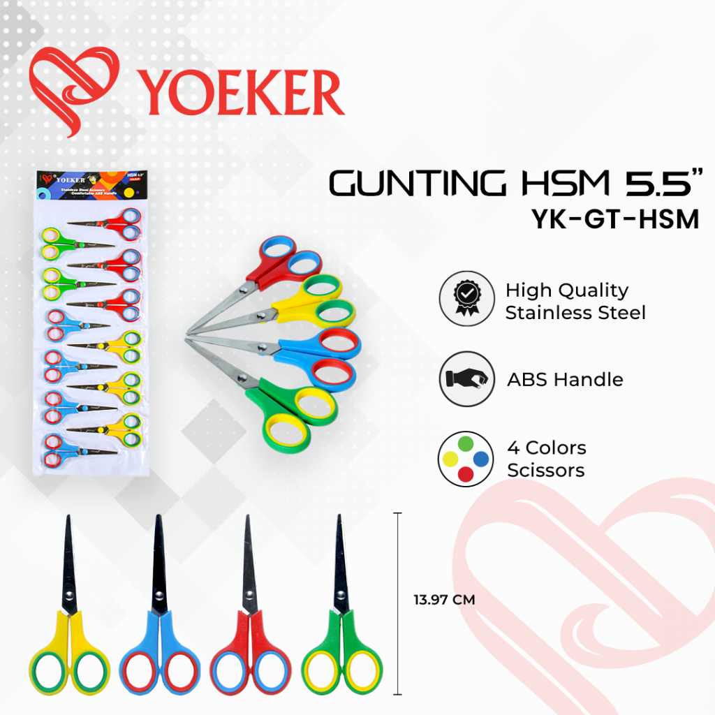 

(12 PCS) Gunting Renceng Sedang HSM Yoeker
