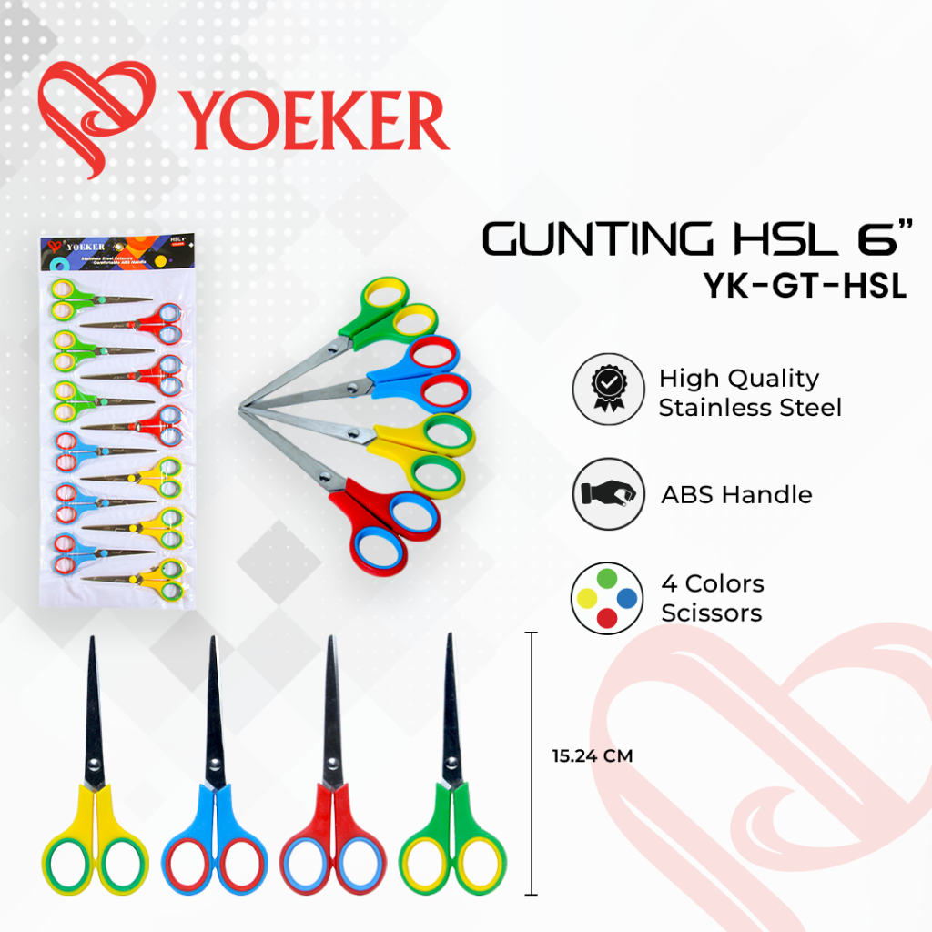 

(12 PCS) Gunting Renceng Besar HSL Yoeker