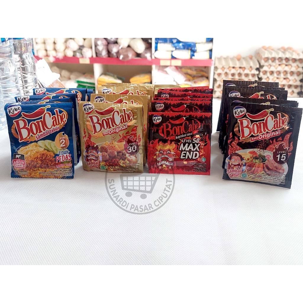 

Bon cabe per Sachet ±5 gram