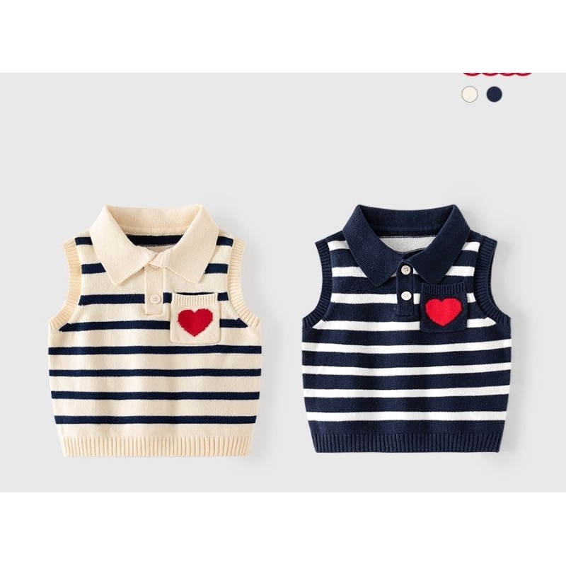 Baju kerah rajut love anak usia 1-8 tahun/ Baju love anak usia 1-8 tahun/ Baju kerah love anak impor