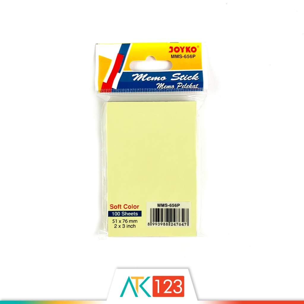 

Sticky Notes Joyko MMS-656P Uk. 51 x 76 mm (2 x 3'')