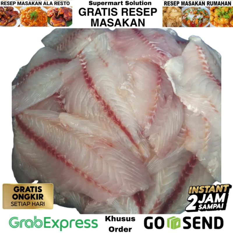 Fillet Ikan Ekor Kuning / Filet Ikan Kuniran / Ikan Yellowtail