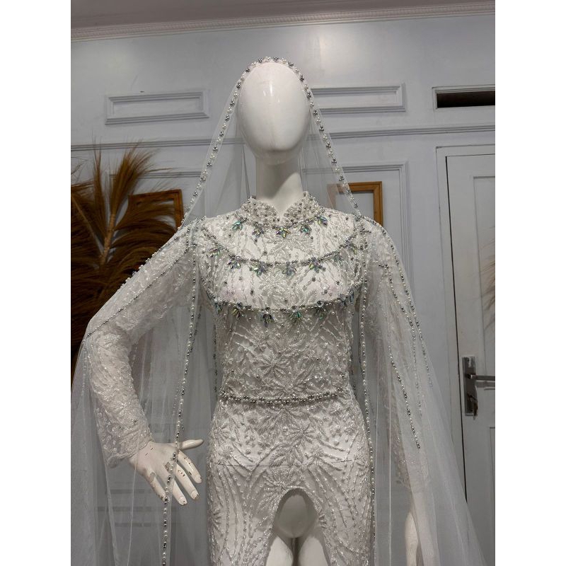 baju pengantin wanita baju pangantin akad baju pengantin warna putih baju pengantin  terbaru baju pe
