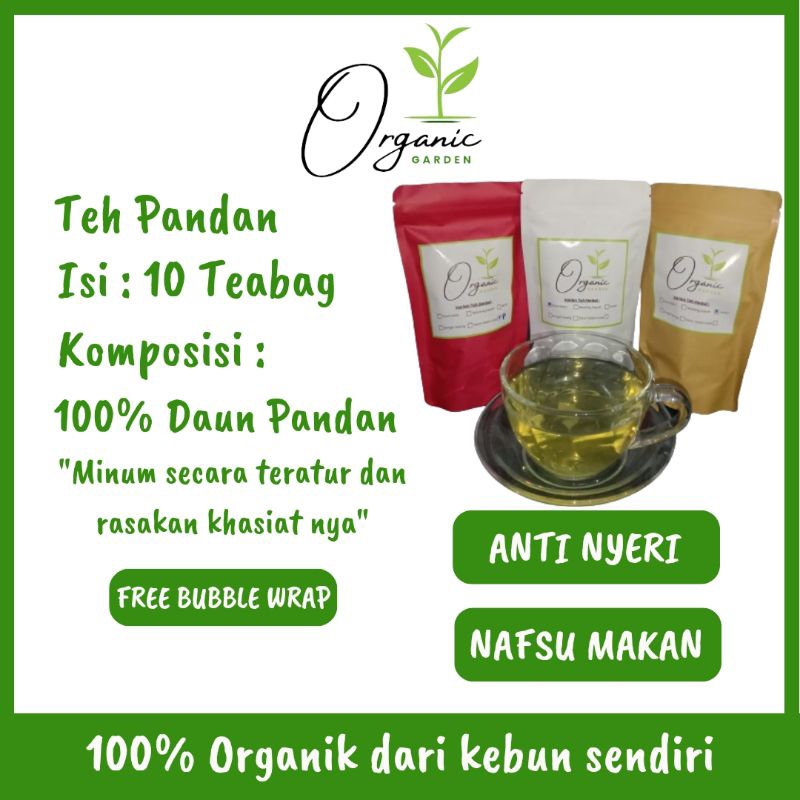 

Teh Pandan ANTI NYERI & NAFSU MAKAN 100% ORGANIK