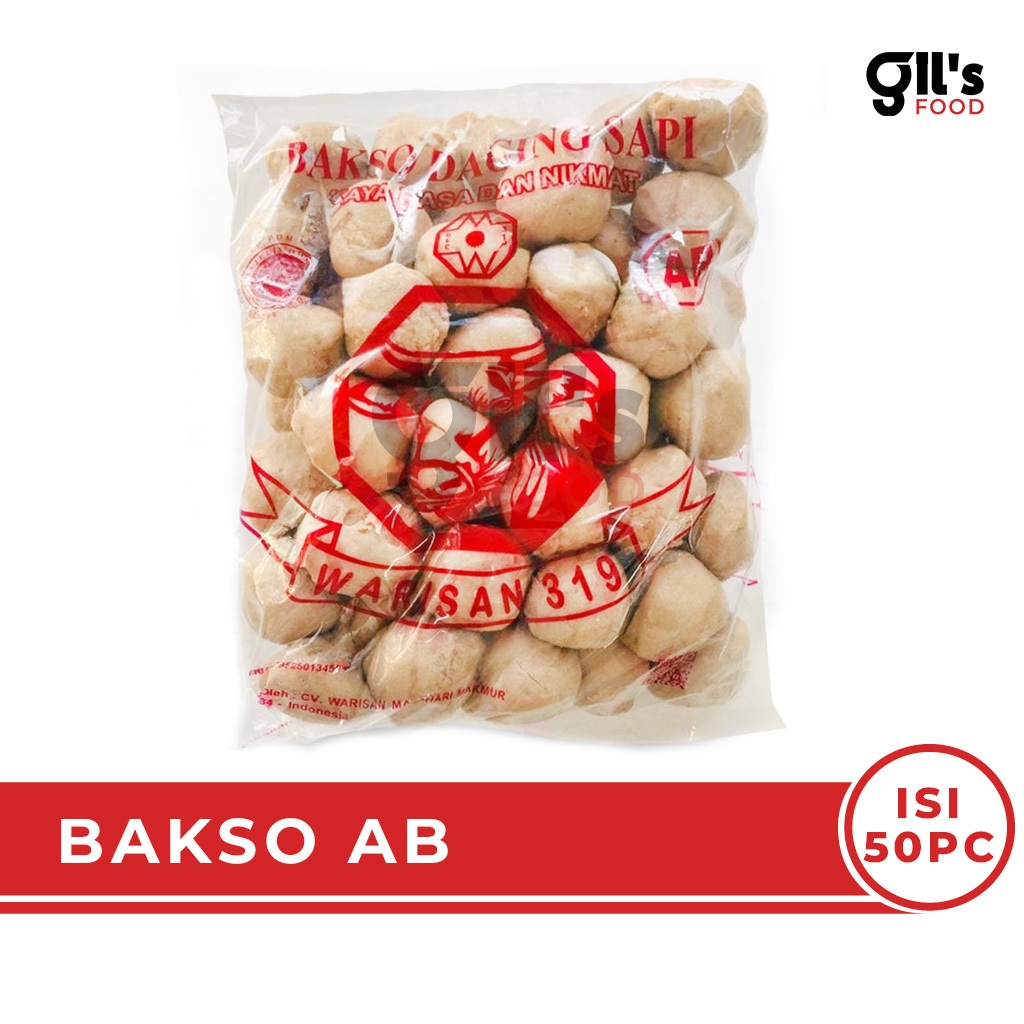 

Bakso Sapi WARISAN - AB isi 50Pcs