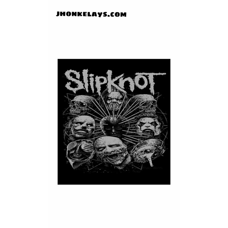 

sticker band metal slipknot UK besar dan bahan anti air