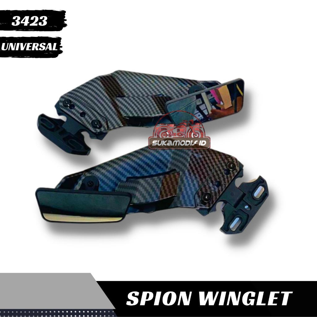 SPION WINGLET KIT  CARBON SAYAP HONDA CBR650R CB1000RR CBR600RR CBR250R CBR600F4