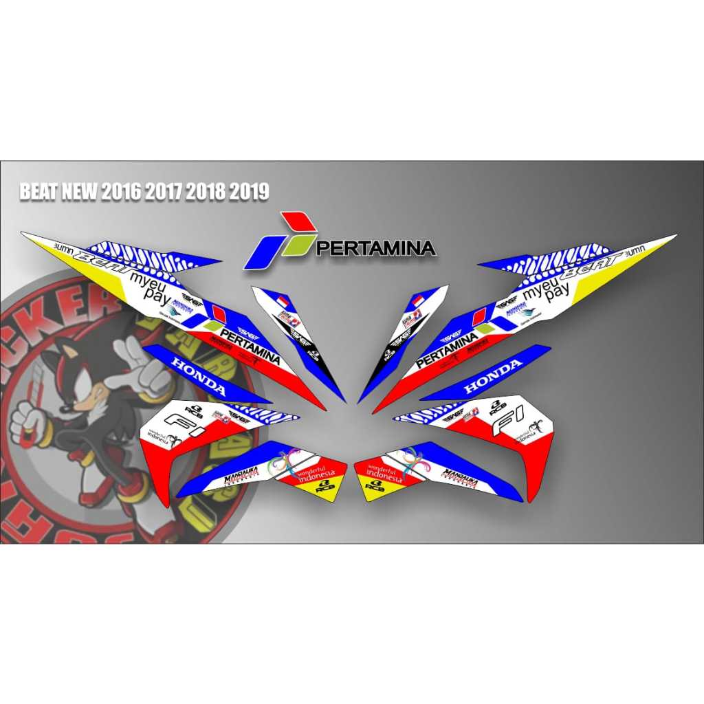 Striping Beat Fi 2017 Variasi/Striping Beat Street 2019 Variasi/Striping Beat Esp 110/Premium #11